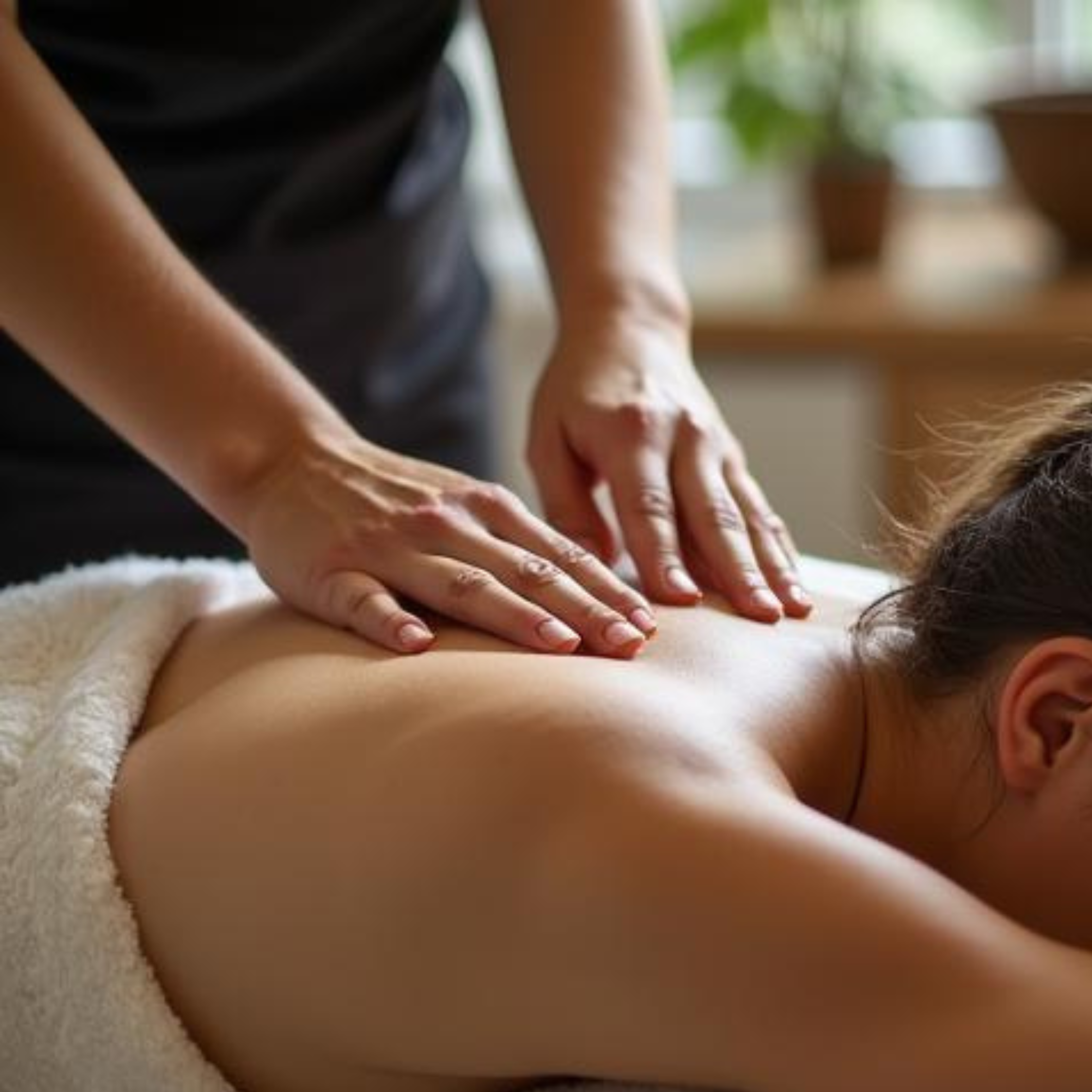 Deep tissue massage therapy for chronic muscle tension