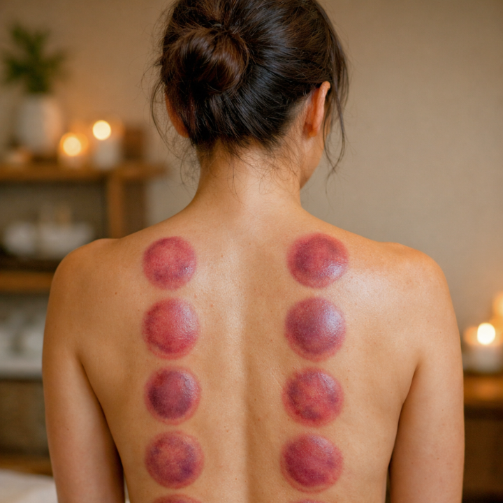 Massage cupping therapy for tight muscles in Carol Stream