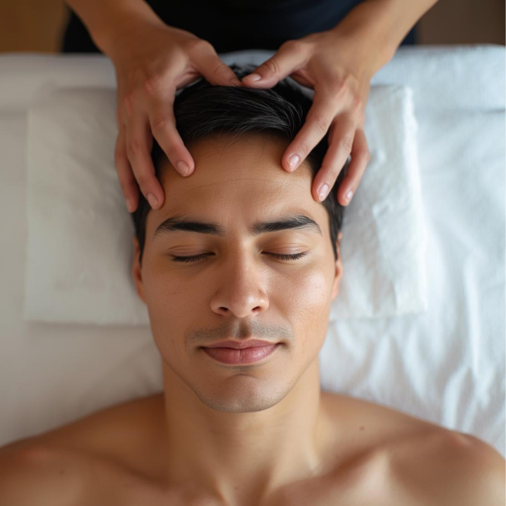 massage for headaches and migraines in a spa